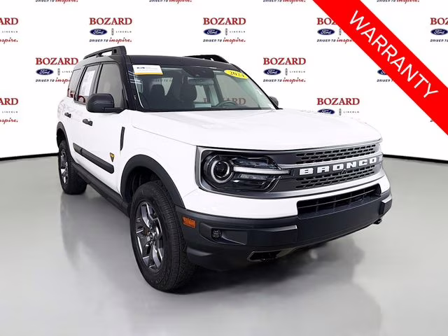 2024 Oxford White Ford Bronco Sport Badlands 4X4 SUV
