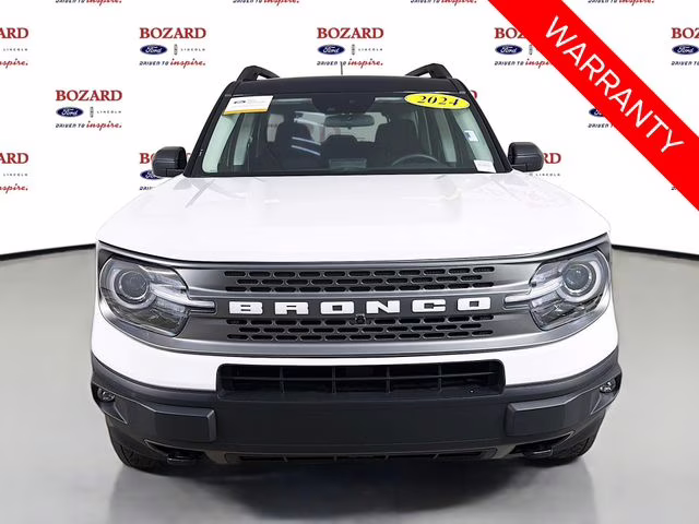 2024 Oxford White Ford Bronco Sport Badlands 4X4 SUV