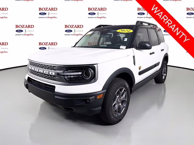 2024 Oxford White Ford Bronco Sport Badlands 4X4 SUV