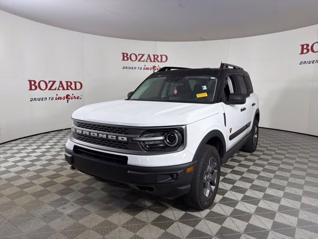 2024 Oxford White Ford Bronco Sport Badlands 4X4 SUV