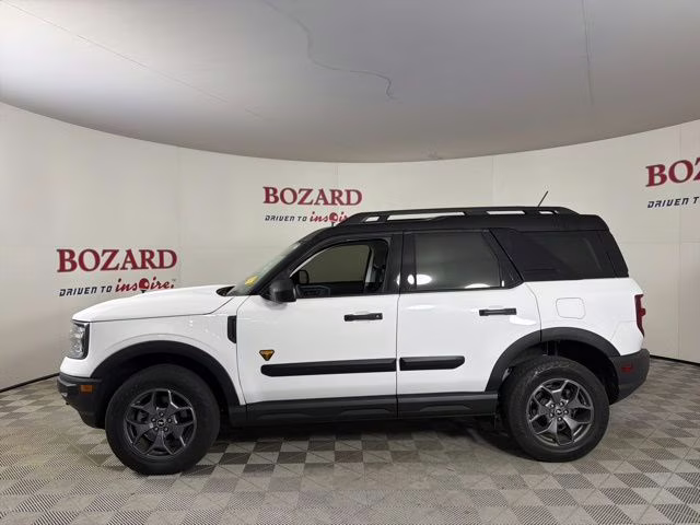 2024 Oxford White Ford Bronco Sport Badlands 4X4 SUV