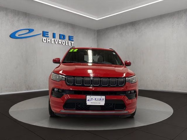 2022 Redline Pearlcoat Jeep Compass Limited 4X4 SUV