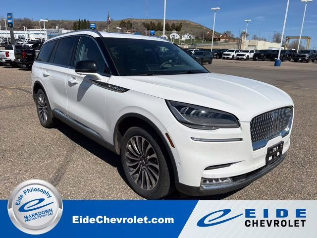 2021 White Lincoln Aviator Reserve AWD SUV