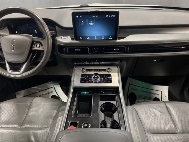 2021 Pristine White Lincoln Aviator Reserve AWD SUV