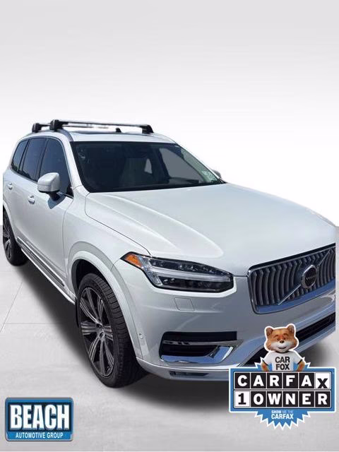 2024 Crystal White Volvo XC90 Ultimate AWD SUV