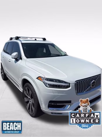 2024 Crystal White Volvo XC90 Ultimate AWD SUV