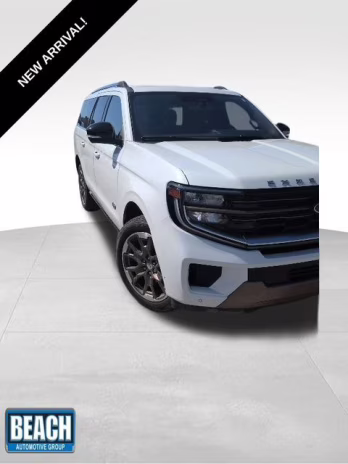 2025 White Metallic Ford Expedition Max King Ranch 4X4 SUV