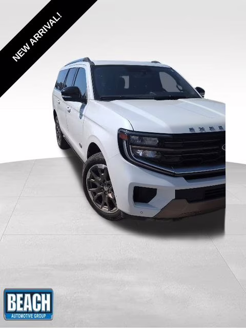 2025 White Metallic Ford Expedition Max King Ranch 4X4 SUV
