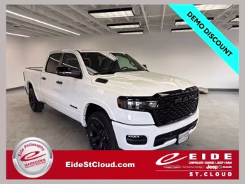 2026 Bright White Clearcoat Ram 1500 Big Horn Night Edition 4X4 Truck