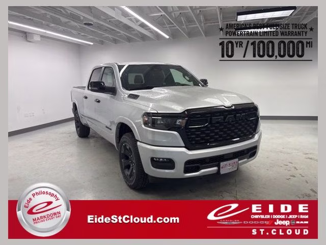 2026 Silver Zynith Ram 1500 Big Horn Night Edition 4X4 Truck