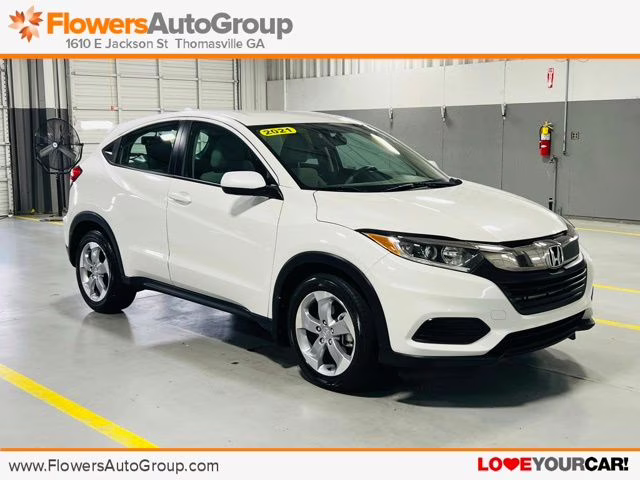 2021 Platinum White Pearl Honda HR-V LX FWD SUV