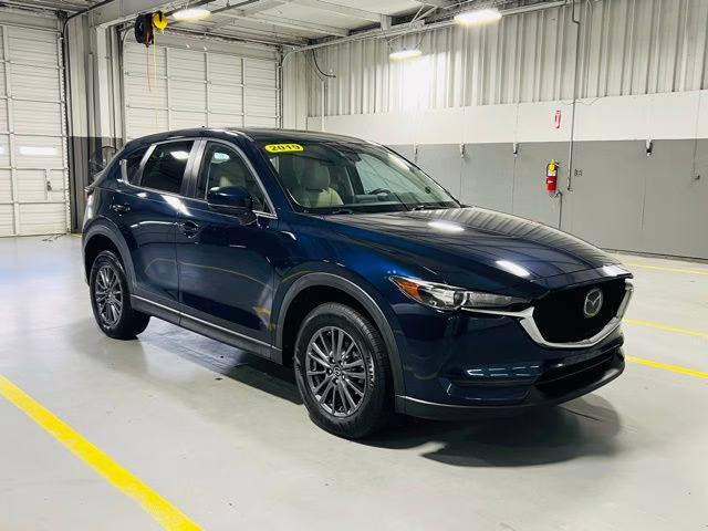2019 Deep Crystal Blue Mica Mazda CX-5 Touring FWD SUV