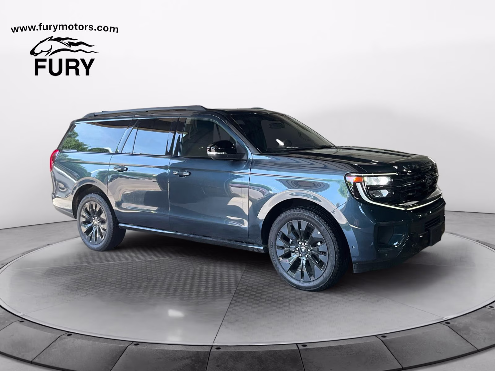 2025 Stone Blue Metallic Ford Expedition Max Platinum 4X4 SUV