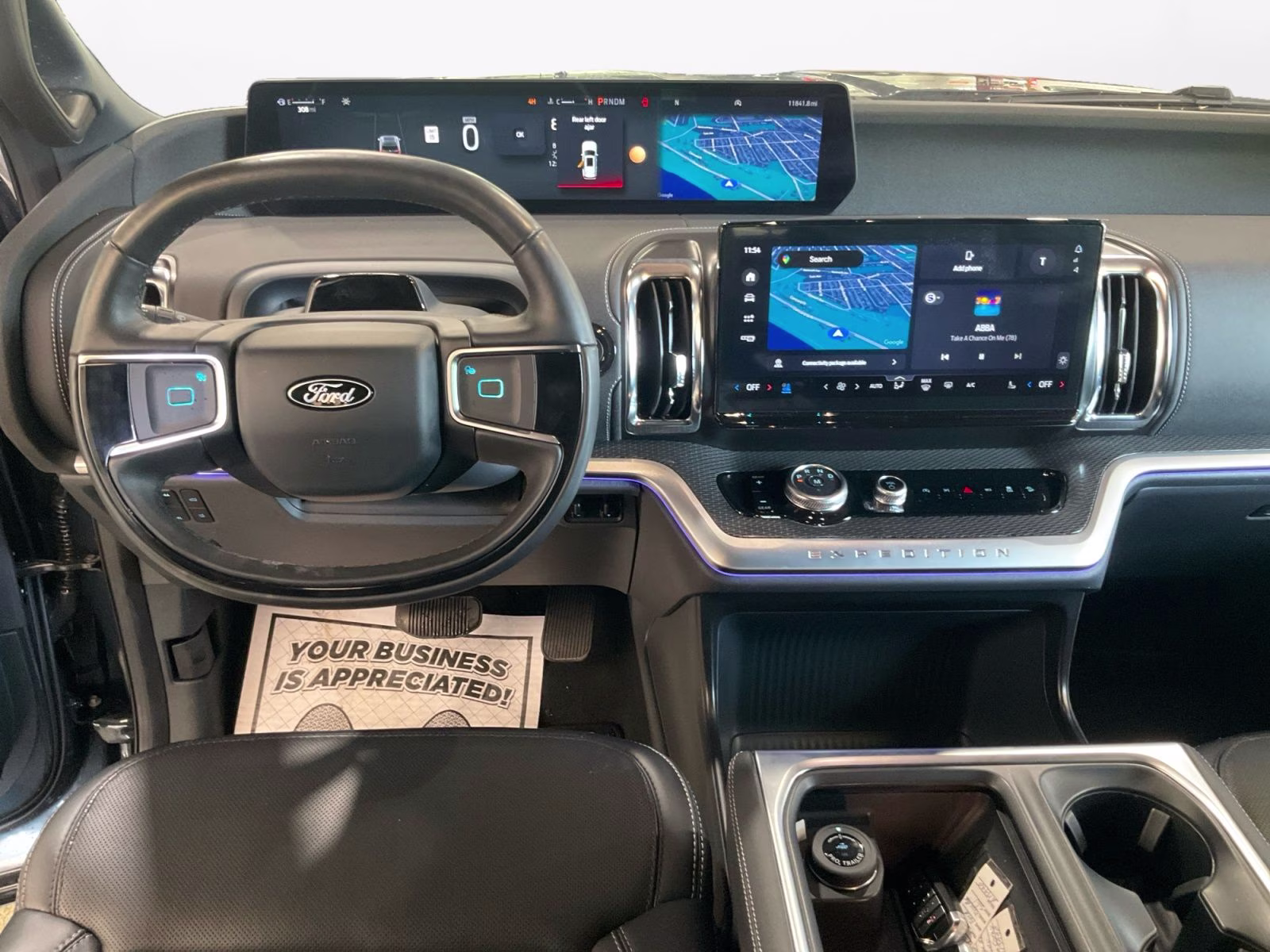 2025 Stone Blue Metallic Ford Expedition Max Platinum 4X4 SUV