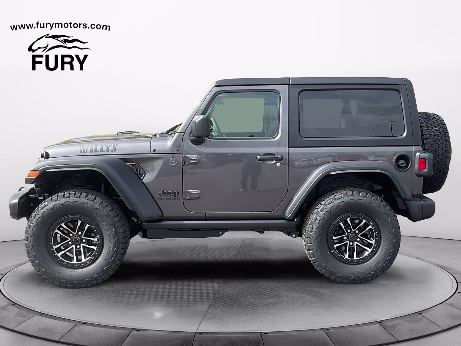 2026 Granite Crystal Metallic Clearcoat Jeep Wrangler Willys 4X4 SUV
