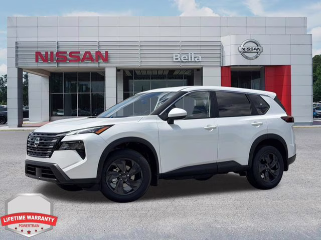 2026 Everest White Pearl Tricoat Nissan Rogue SV FWD SUV