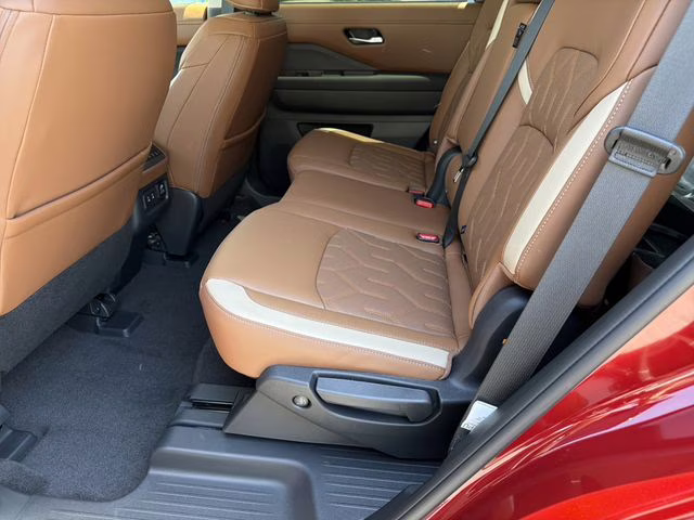 2026 Scarlet Ember Tintcoat Nissan Pathfinder Platinum FWD SUV
