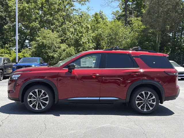 2026 Scarlet Ember Tintcoat Nissan Pathfinder Platinum FWD SUV