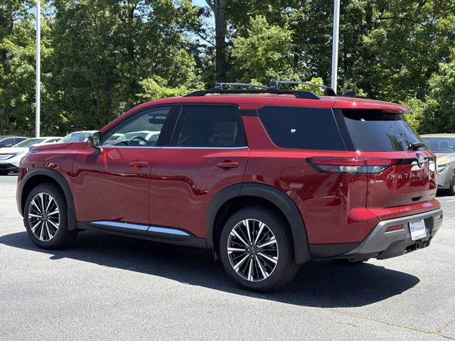 2026 Scarlet Ember Tintcoat Nissan Pathfinder Platinum FWD SUV