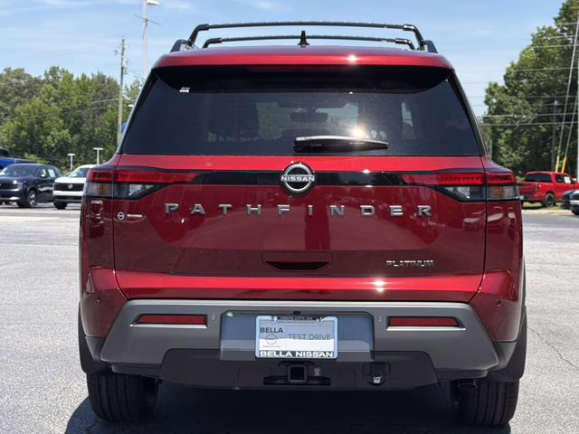 2026 Scarlet Ember Tintcoat Nissan Pathfinder Platinum FWD SUV