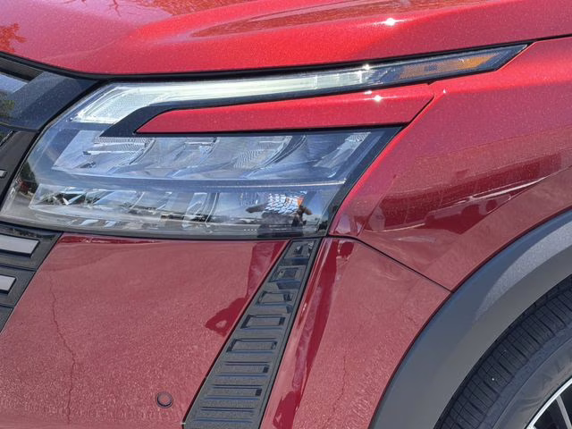 2026 Scarlet Ember Tintcoat Nissan Pathfinder Platinum FWD SUV