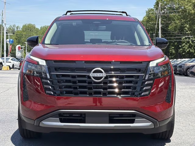 2026 Scarlet Ember Tintcoat Nissan Pathfinder Platinum FWD SUV