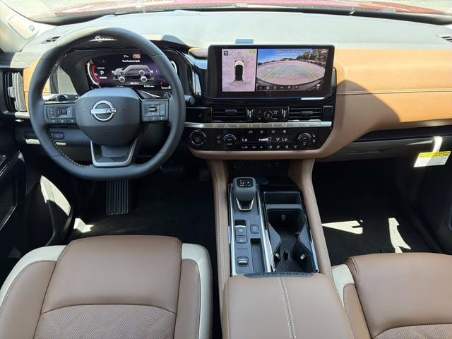 2026 Scarlet Ember Tintcoat Nissan Pathfinder Platinum FWD SUV