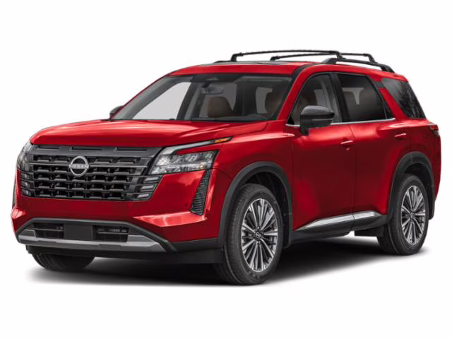 2026 Scarlet Ember Tintcoat Nissan Pathfinder Platinum FWD SUV