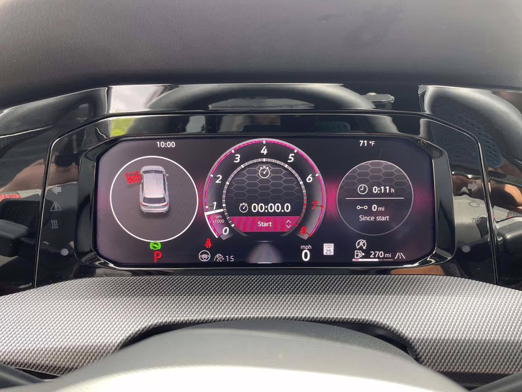 2025 Black Metallic Volkswagen Golf GTI 2.0T SE FWD Hatchback