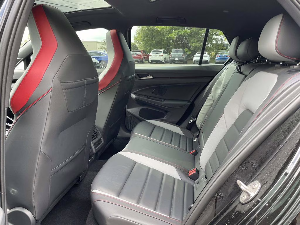2025 Black Metallic Volkswagen Golf GTI 2.0T SE FWD Hatchback