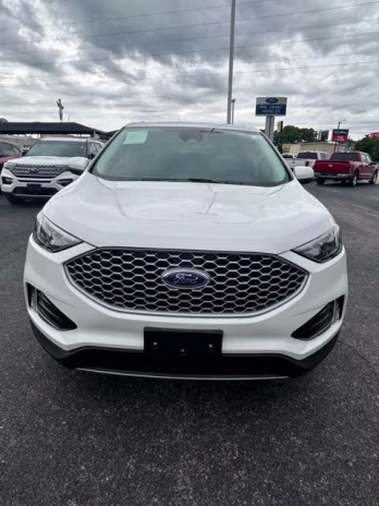 2024 White Metallic Ford Edge SEL AWD SUV