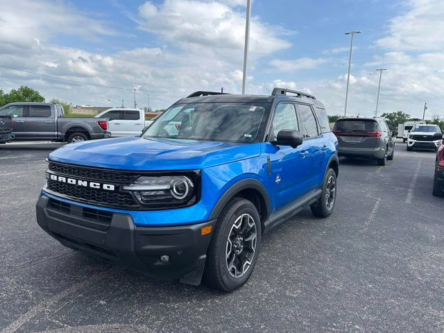 2025 Blue Metallic Ford Bronco Sport Outer Banks 4X4 SUV