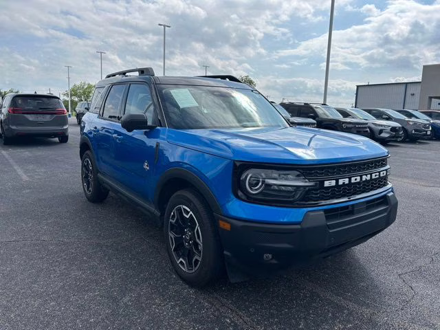 2025 Blue Metallic Ford Bronco Sport Outer Banks 4X4 SUV