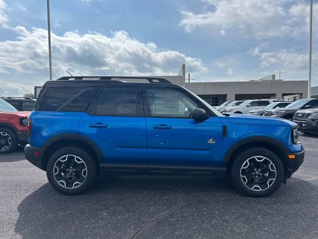 2025 Blue Metallic Ford Bronco Sport Outer Banks 4X4 SUV