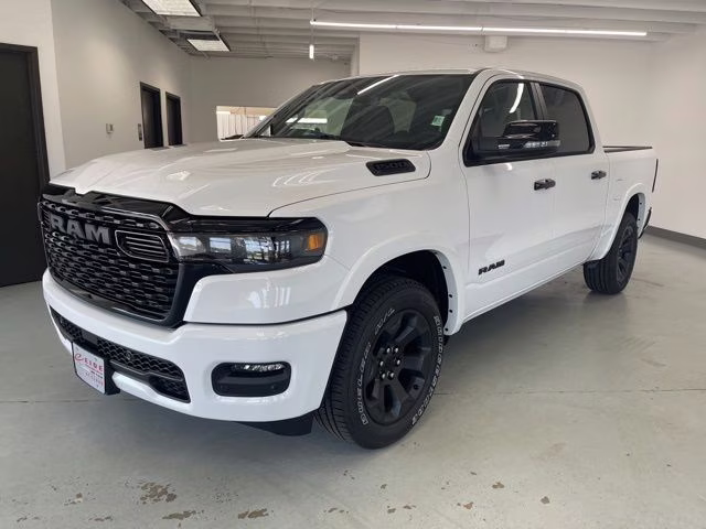 2026 Bright White Clearcoat Ram 1500 Big Horn Night Edition 4X4 Truck
