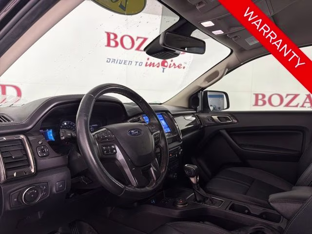 2021 Shadow Black Ford Ranger Lariat 4X4 Truck