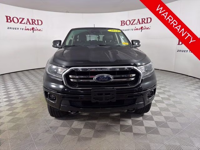 2021 Shadow Black Ford Ranger Lariat 4X4 Truck