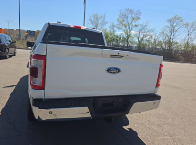 2021 Star White Metallic Tri-Coat Ford F-150 Lariat 4X4 Truck