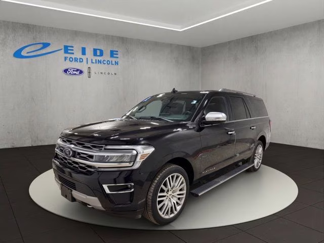 2022 Agate Black Metallic Ford Expedition Max Platinum 4X4 SUV