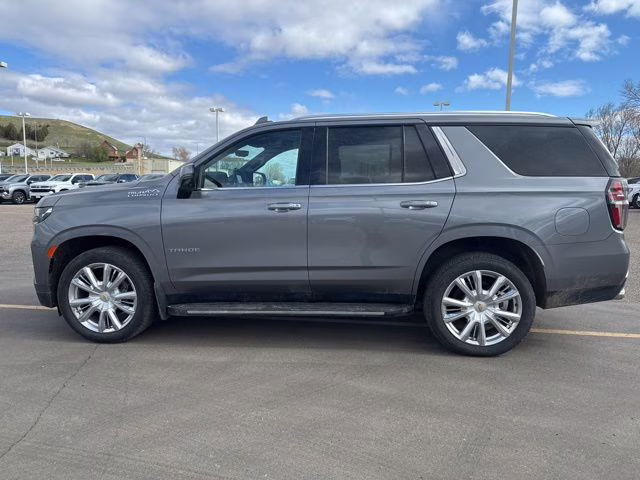 2021 Satin Steel Metallic Chevrolet Tahoe High Country 4X4 SUV