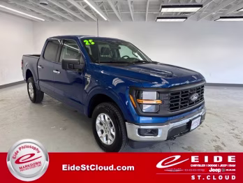 2025 Atlas Blue Metallic Ford F-150 XLT 4X4 Truck