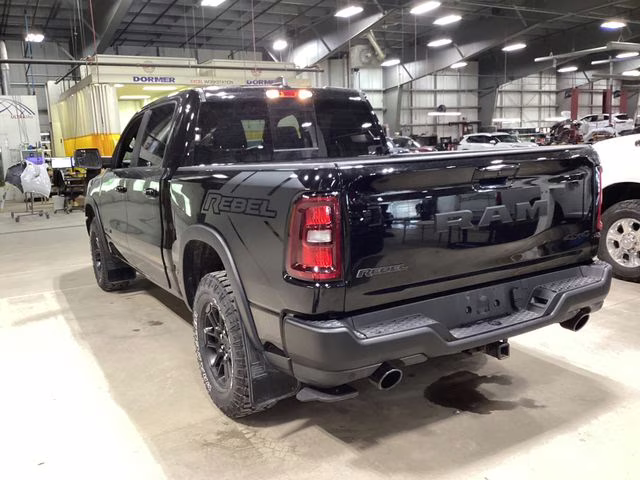 2025 Diamond Black Crystal Pearlcoat Ram 1500 Rebel 4X4 Truck