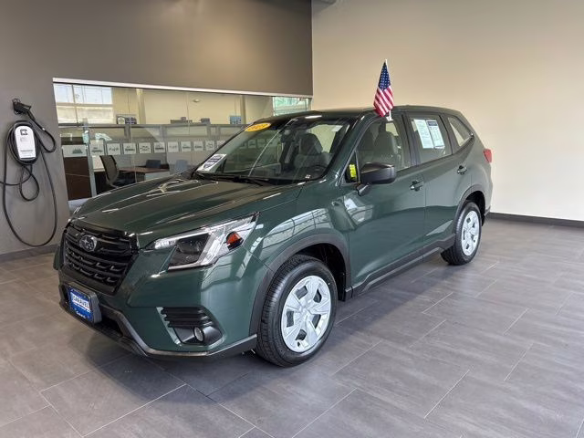 2023 Cascade Green Silica Subaru Forester Base AWD SUV