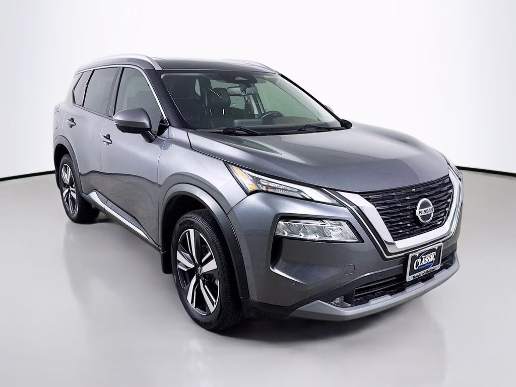 2021 Gun Metallic Nissan Rogue SL AWD SUV