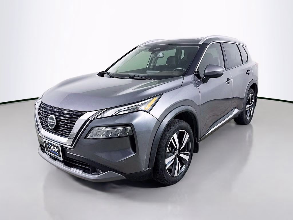2021 Gun Metallic Nissan Rogue SL AWD SUV
