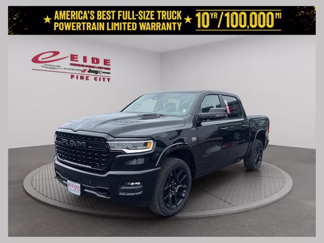 2026 Diamond Black Crystal Pearlcoat Ram 1500 Limited Night Edition 4X4 Truck
