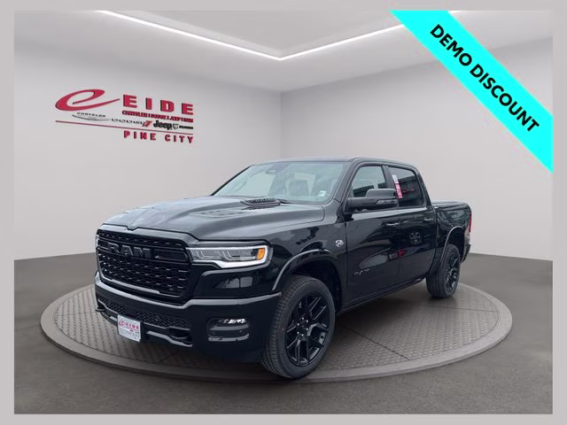 2026 Diamond Black Crystal Pearlcoat Ram 1500 Limited Night Edition 4X4 Truck