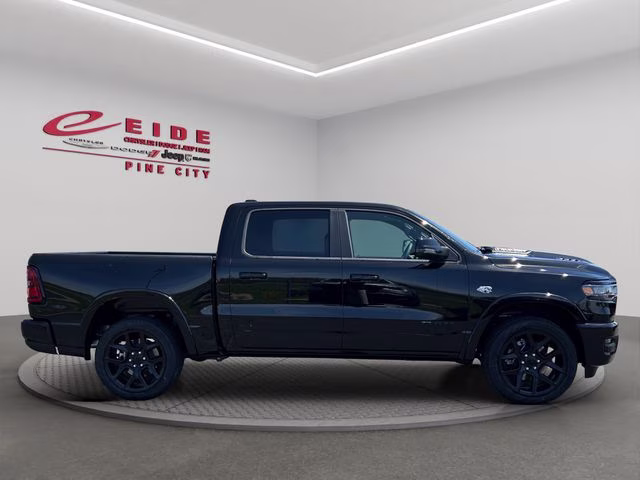 2026 Diamond Black Crystal Pearlcoat Ram 1500 Laramie Night Edition 4X4 Truck