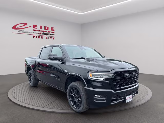2026 Diamond Black Crystal Pearlcoat Ram 1500 Limited Night Edition 4X4 Truck