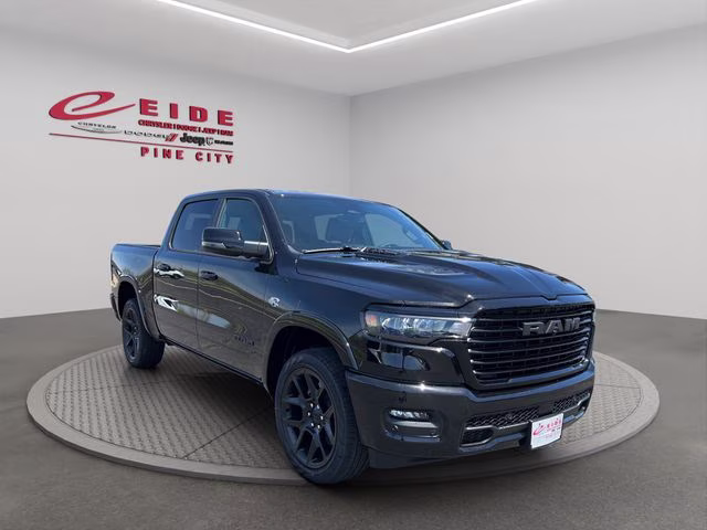 2026 Diamond Black Crystal Pearlcoat Ram 1500 Laramie Night Edition 4X4 Truck